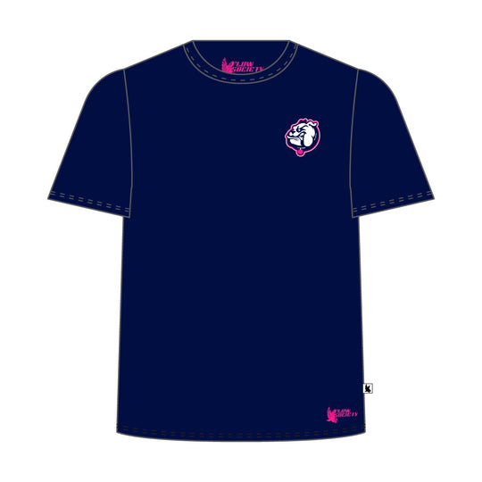 Youth & Adult Mendham Bulldogs Pink Logo Tee Shirt