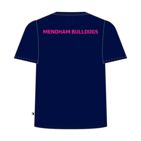 Youth & Adult Mendham Bulldogs Pink Logo Tee Shirt