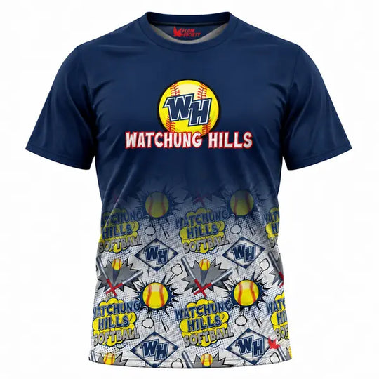 Girls & Womens Watchung Hills Softball Tee Shirt