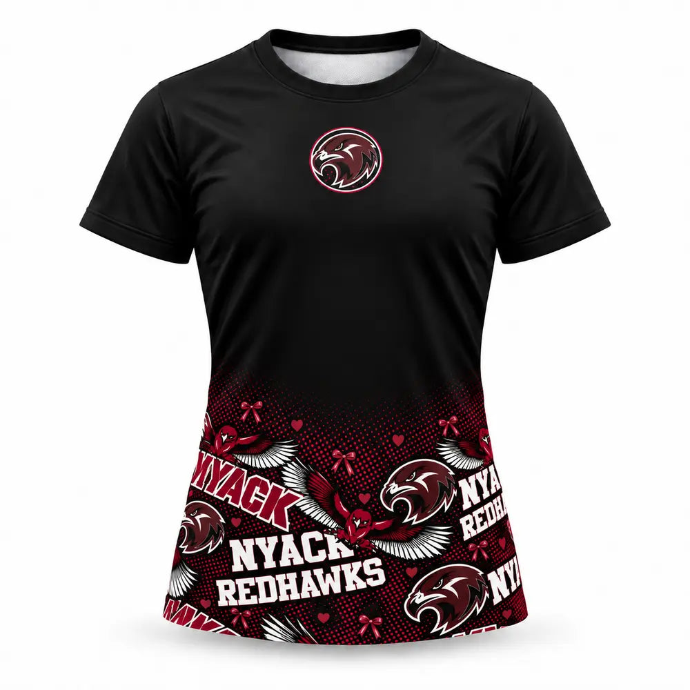 Girls & Womens Nyack Redhawks Tee Shirt - 2 colors