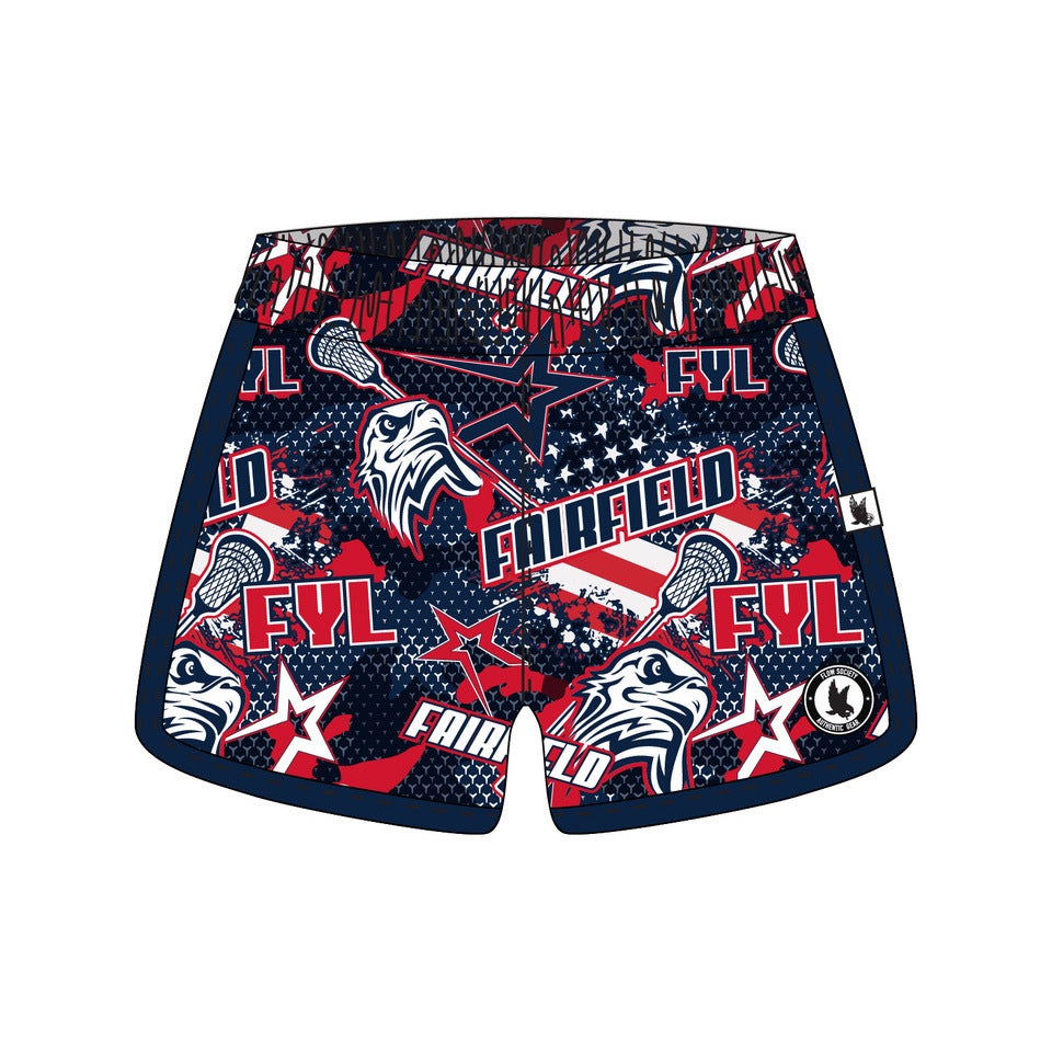 Girls & Womens Fairfield Youth Lacrosse Short - 2 color options!