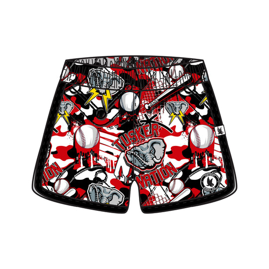 Girls & Womens Somers Tuskers Baseball Short
