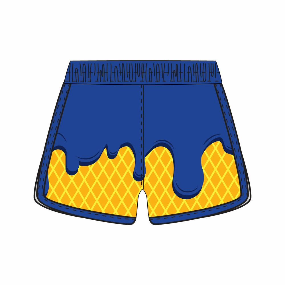 Girls & Womens West Babylon Eagles Ice Cream Drip Short