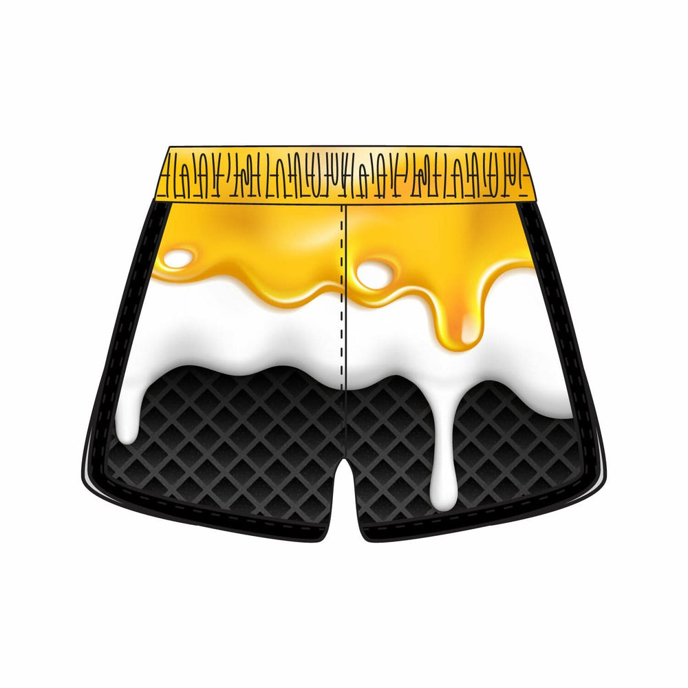Girls & Womens Wantagh Bees Ice Cream Drip Short