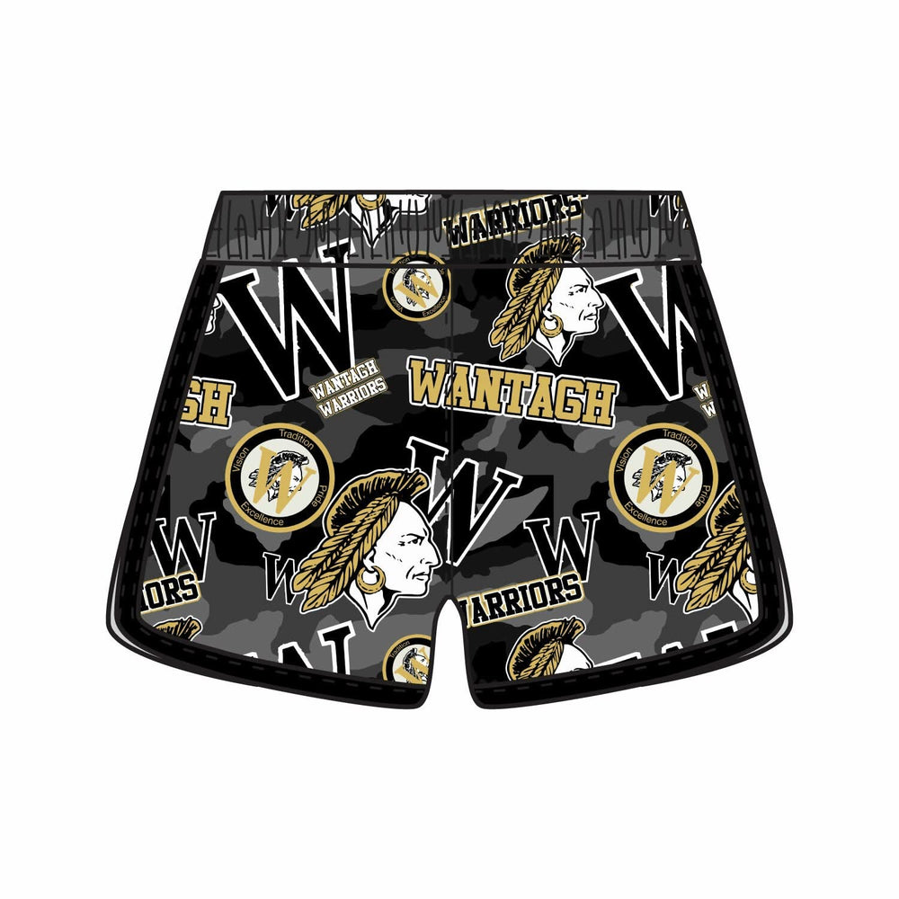 Girls & Womens Wantagh Warriors Camo Short