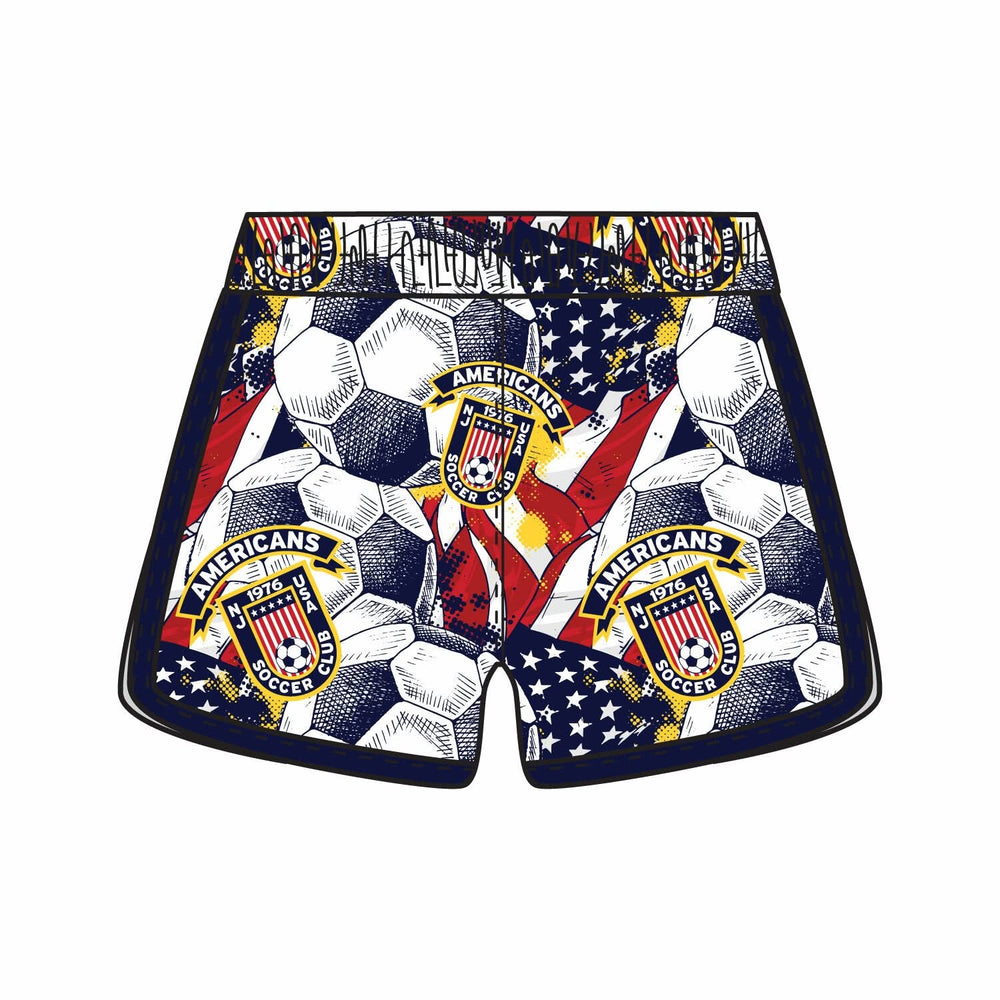 Girls & Womens Americans Soccer Club Short