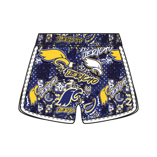 Girls & Womens Jericho Jayhawks Paisley Short - 2 colors!