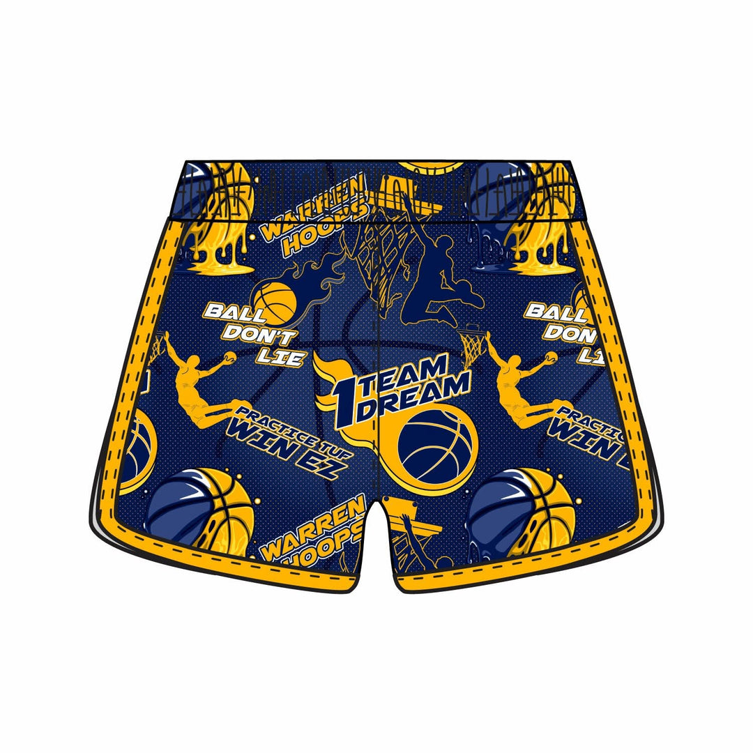 Girls & Womens Warren Hoops Basketball Short