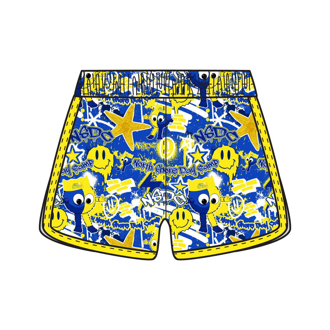 Girls & Womens NSDC Graffiti Short