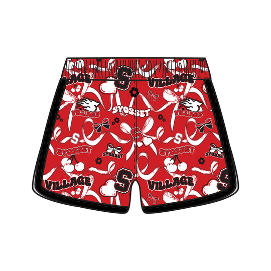 Girls & Womens Syosset Village School Cherries & Bows Short