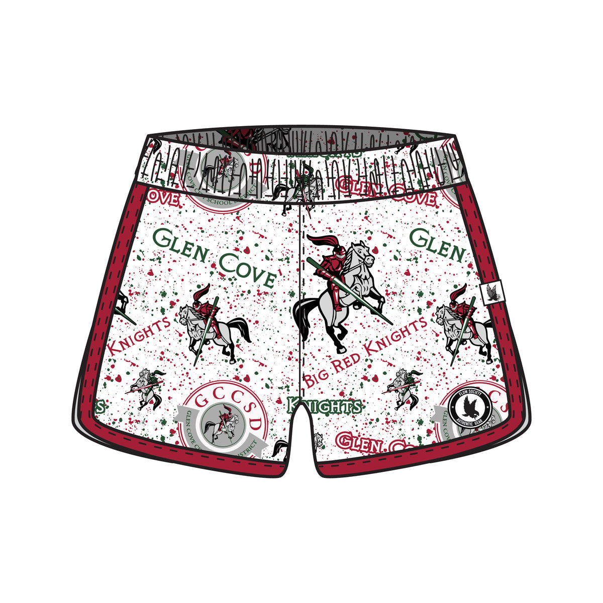 Girls & Womens Glen Cove Knights Short
