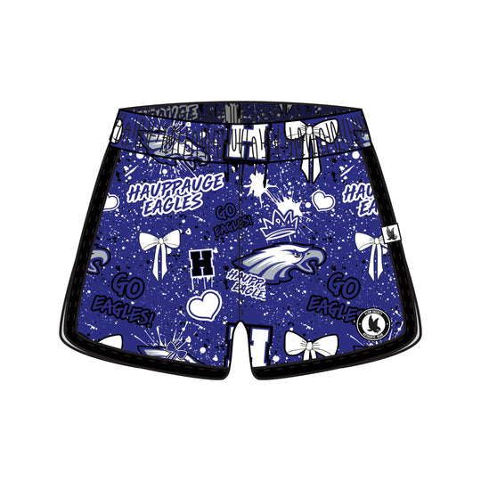 Girls & Womens Hauppauge Eagles Splatter Short
