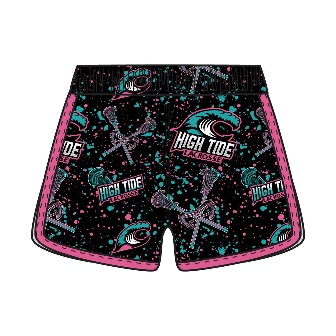 Girls & Womens High Tide Lacrosse Splatter Short