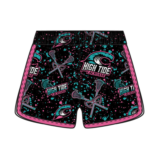 Girls & Womens High Tide Lacrosse Splatter Short