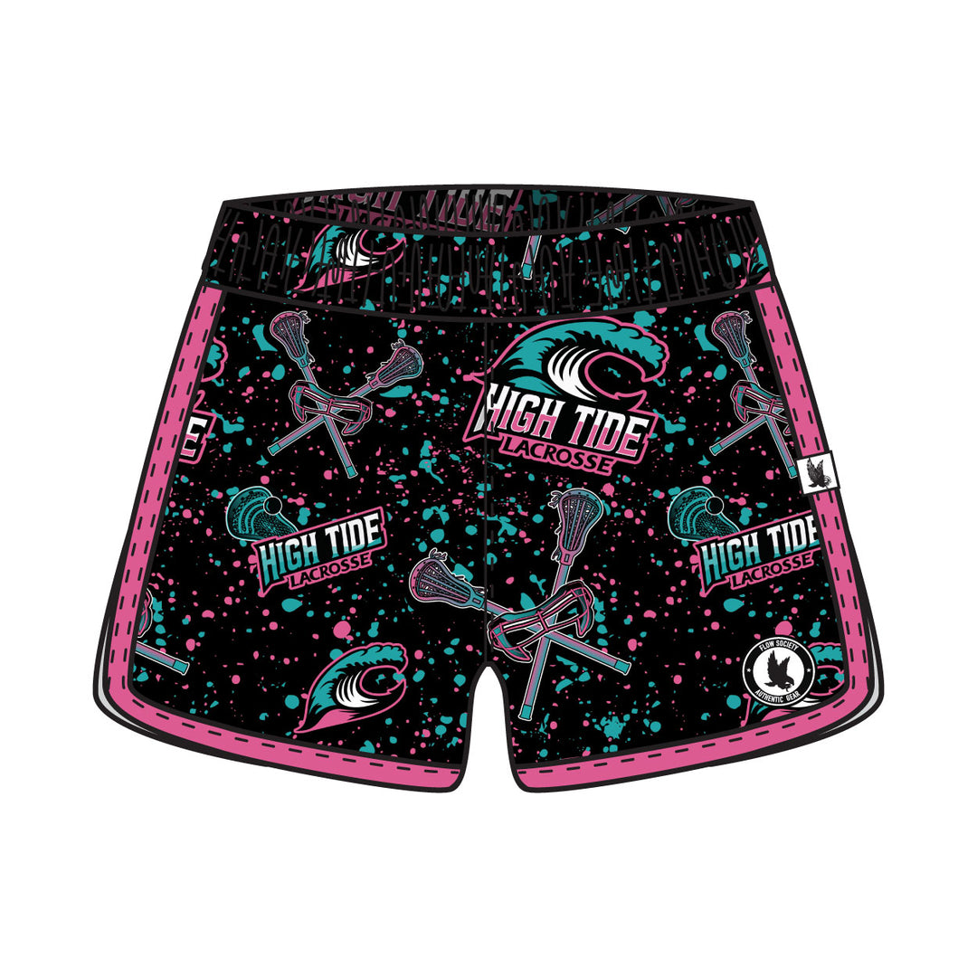 Girls & Womens High Tide Lacrosse Splatter Short