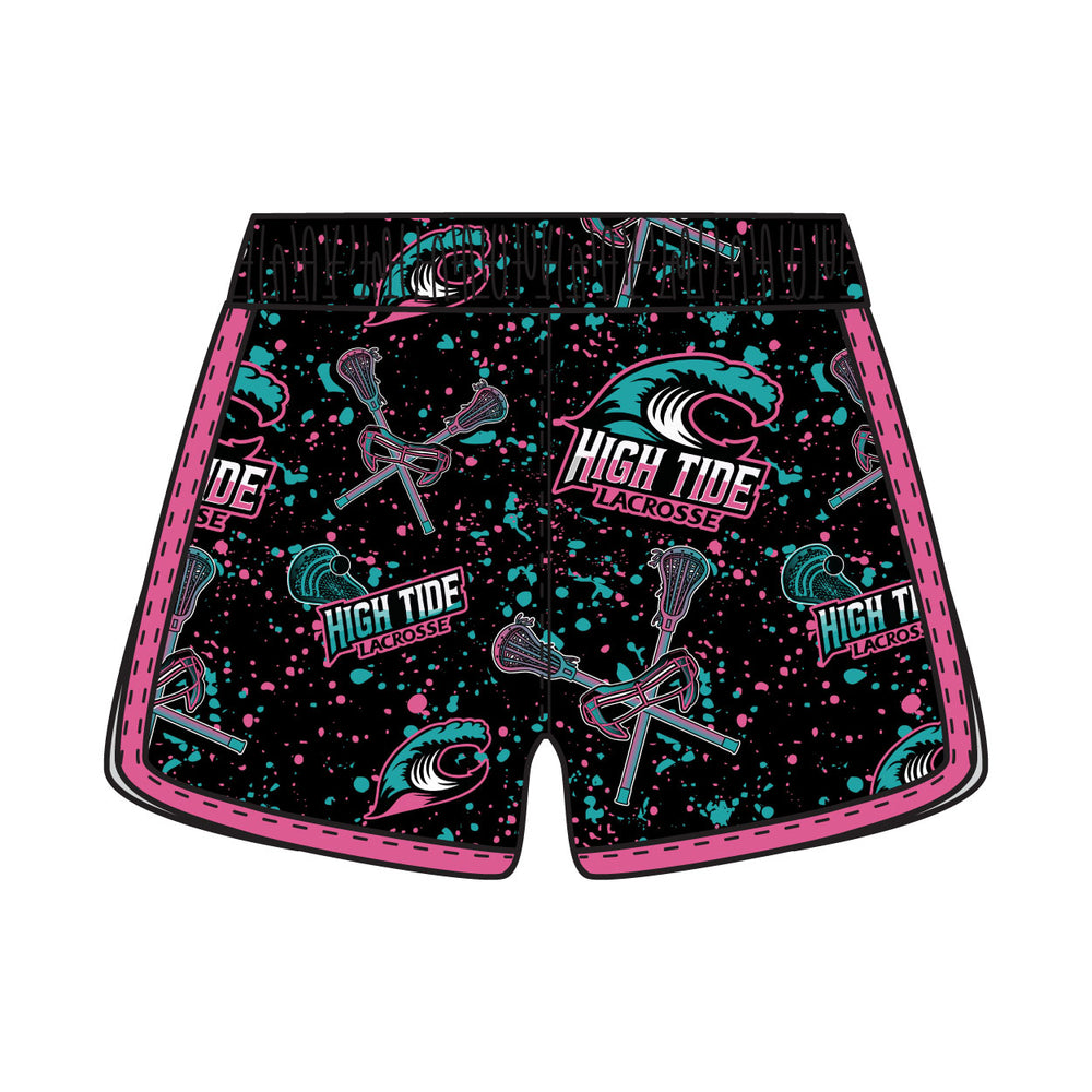 Girls & Womens High Tide Lacrosse Splatter Short