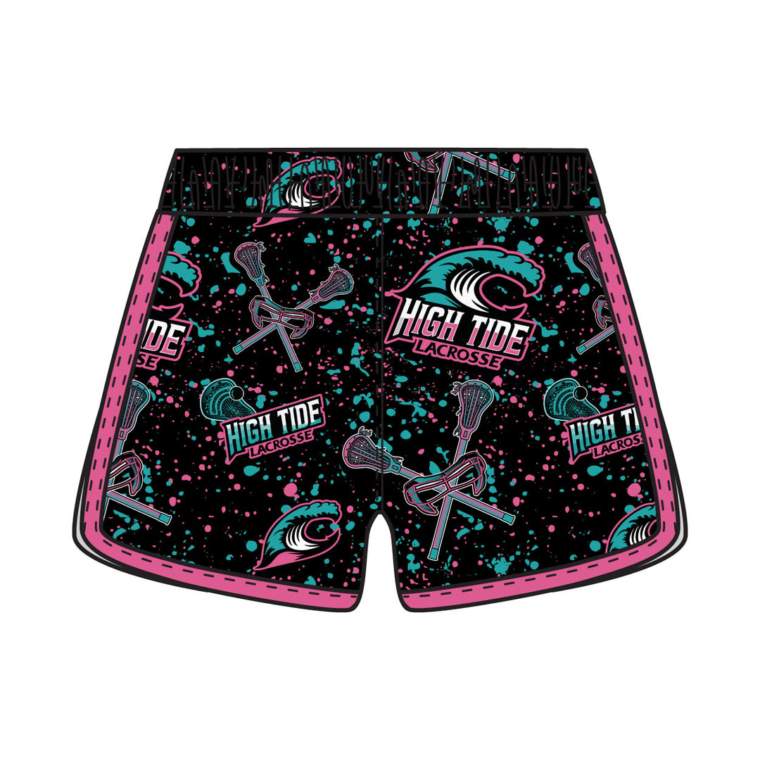 Girls & Womens High Tide Lacrosse Splatter Short
