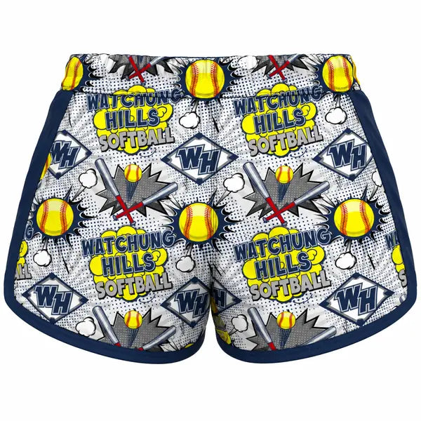 Girls & Womens Watchung Hills Softball Short