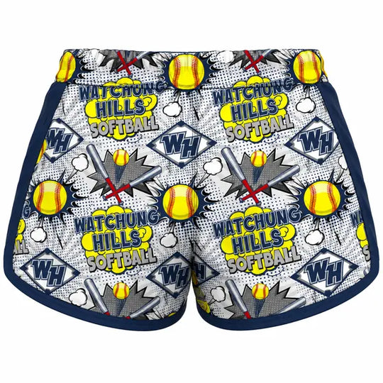 Girls & Womens Watchung Hills Softball Short