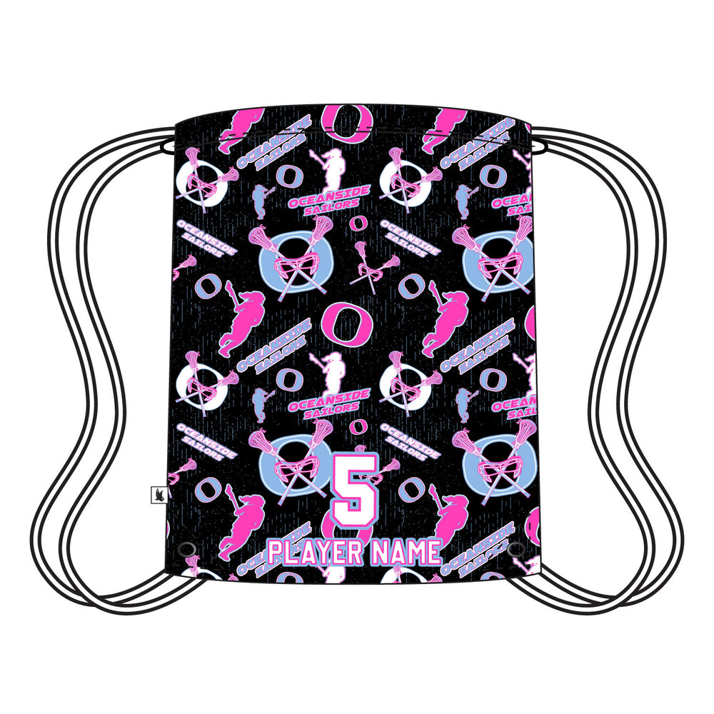 Oceanside Lacrosse Drawstring Bag - 4 color options!