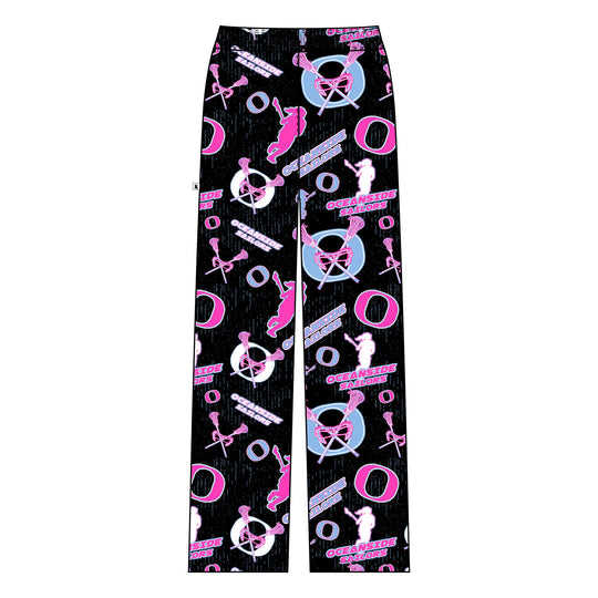 Youth & Adult Oceanside Lacrosse Lounge Pant Black/Pink