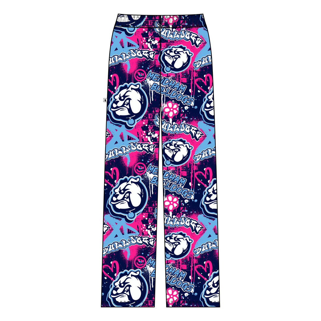 Youth & Adult Mendham Middle School Bulldogs Graffiti Lounge Pant - 2 color options!