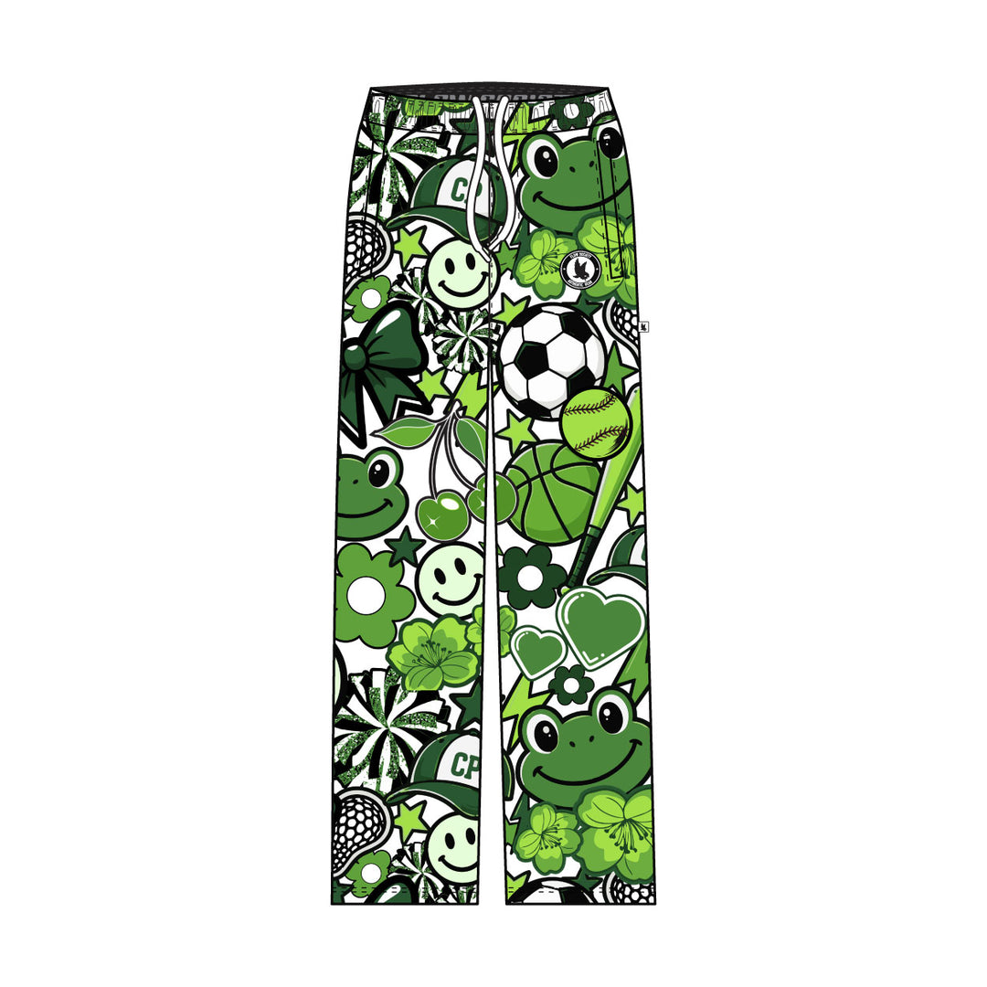 Girls & Womens Carle Place Logo Fuzzy Lounge Pant