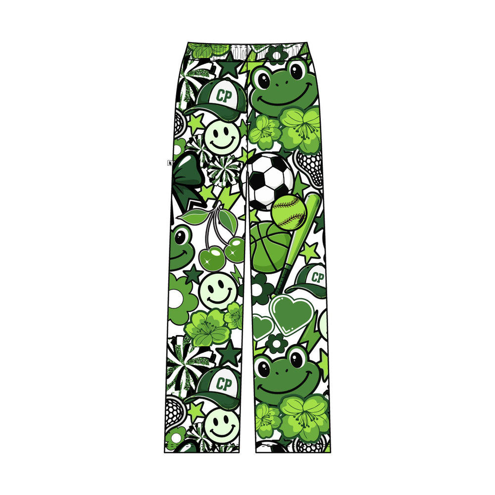 Girls & Womens Carle Place Logo Fuzzy Lounge Pant