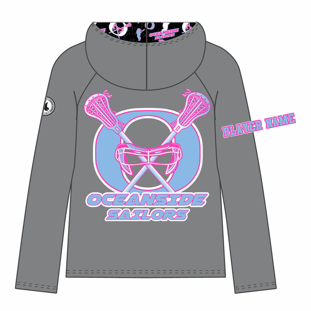 Girls Oceanside Sailors Lacrosse Hoodie - 2 colors!