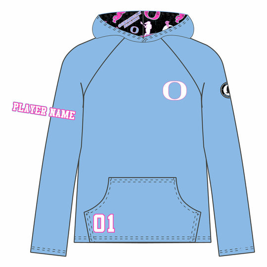 Girls Oceanside Sailors Lacrosse Hoodie - 2 colors!