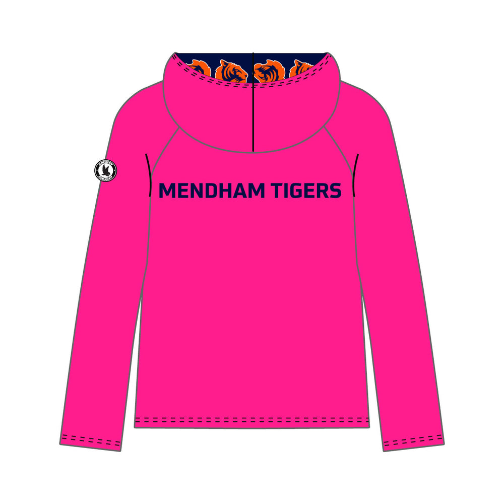 Youth & Adult Mendham Tigers Logo Pink Hoodie