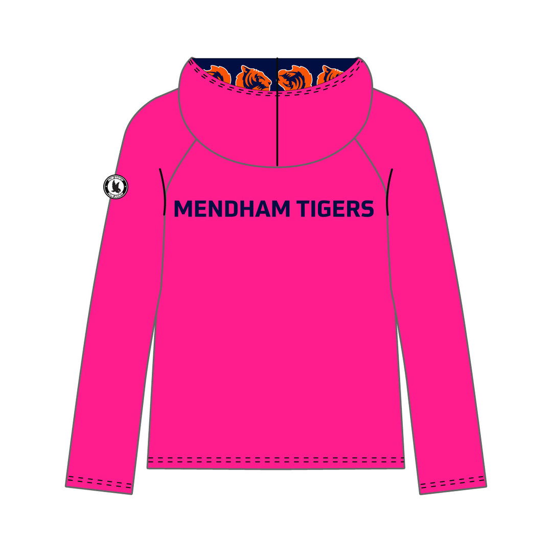 Youth & Adult Mendham Tigers Logo Pink Hoodie