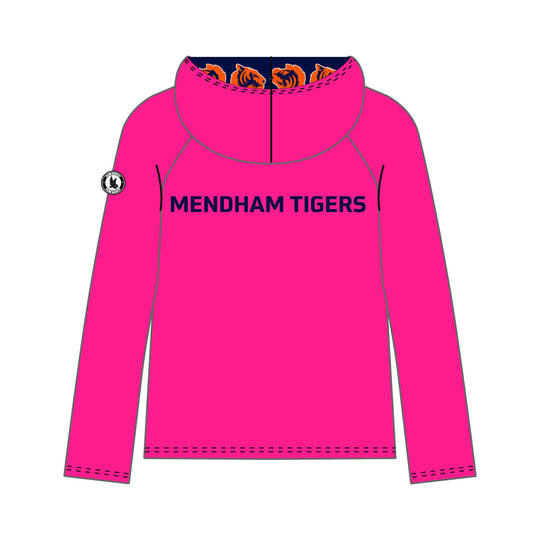 Youth & Adult Mendham Tigers Logo Pink Hoodie