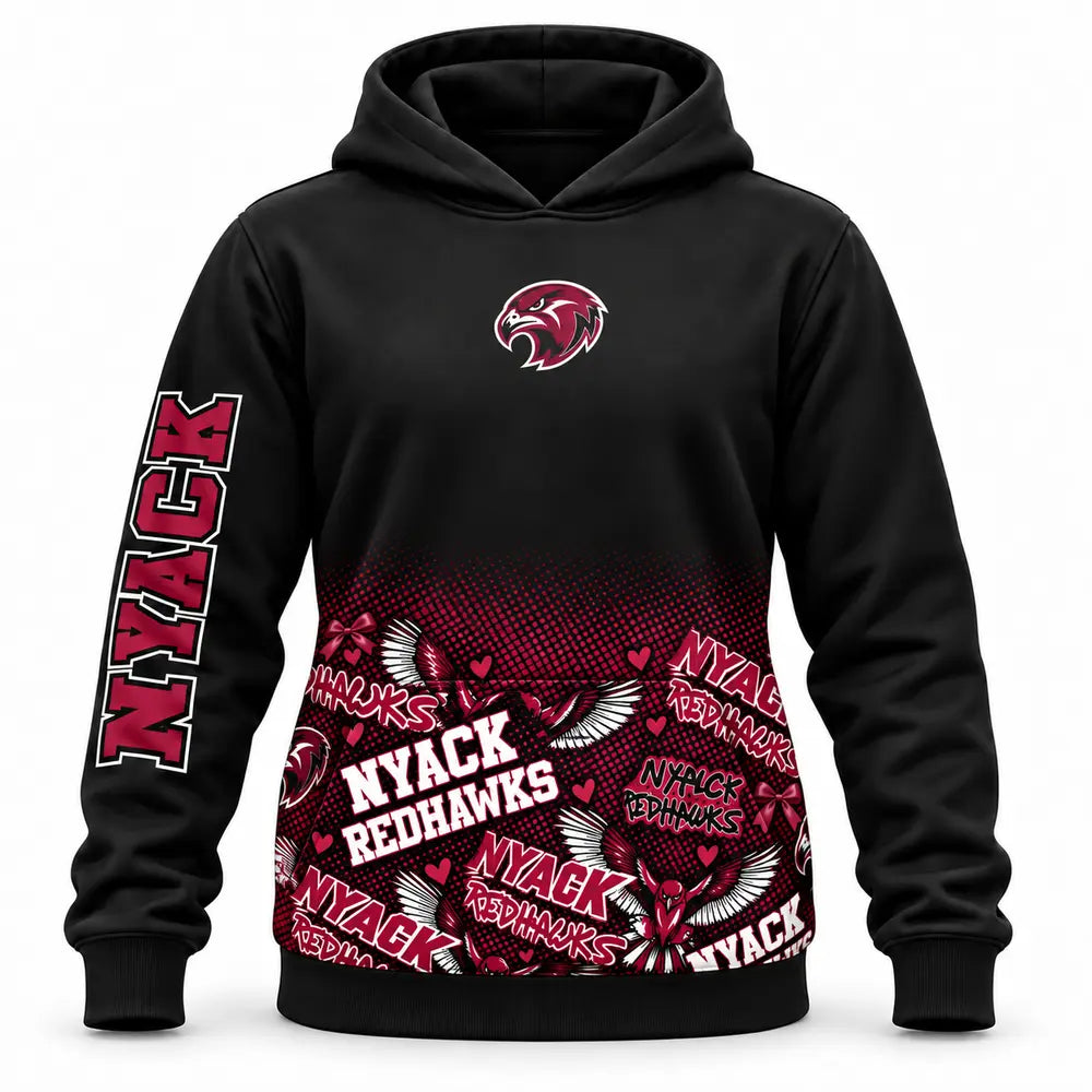 Girls & Womens Nyack Redhawks Hoodie - 2 colors