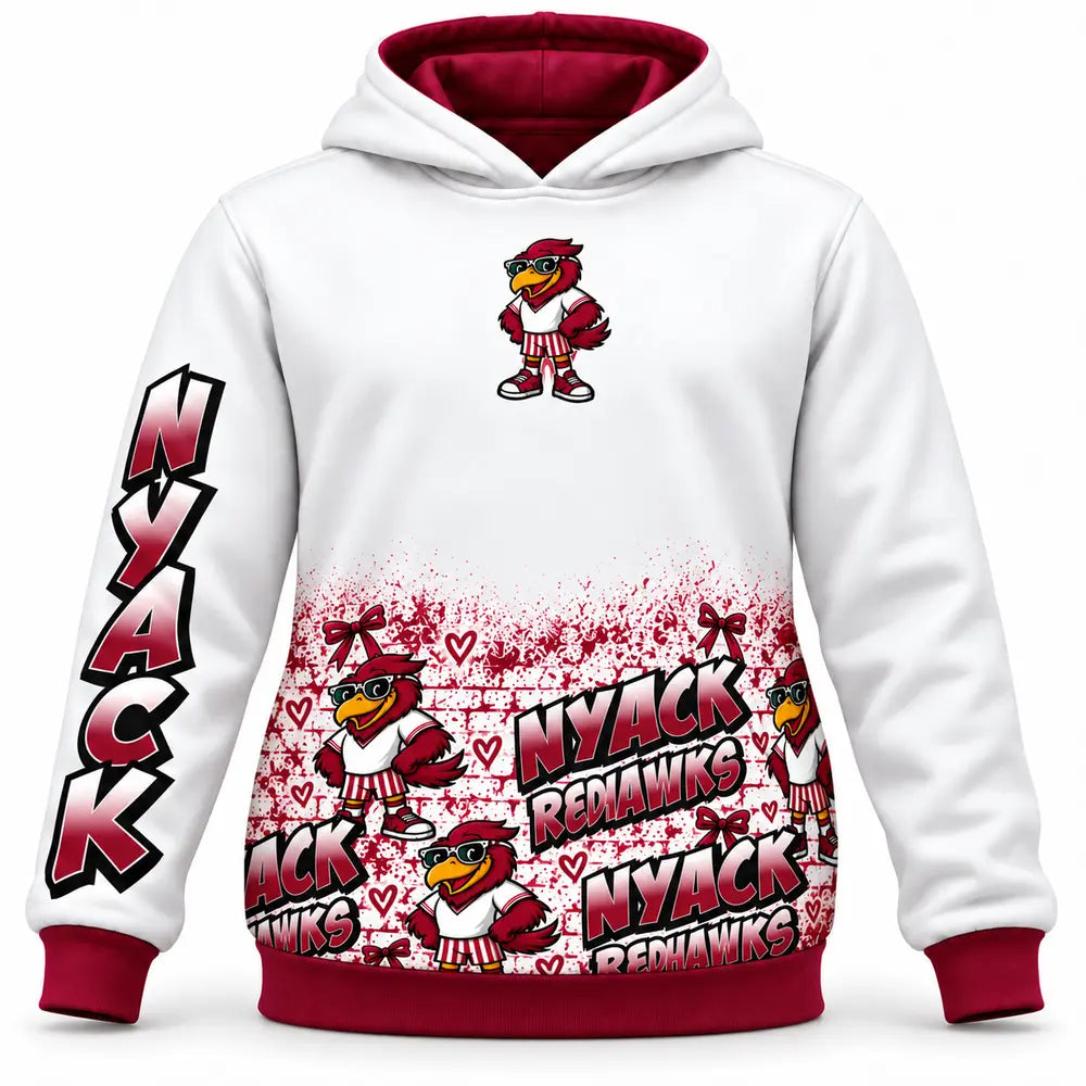 Girls & Womens Nyack Redhawks Hoodie - 2 colors