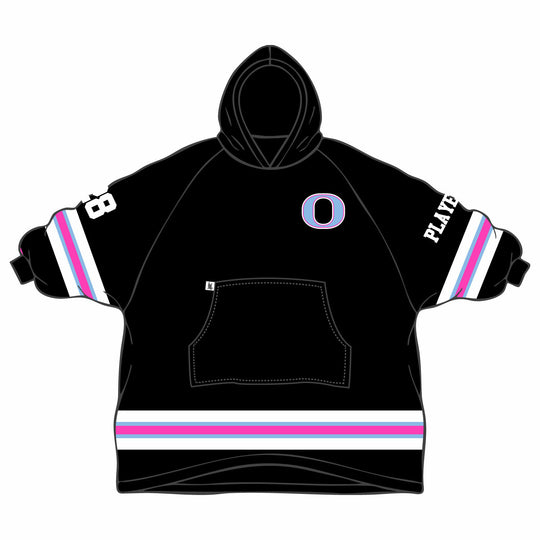 Girls & Womens Oceanside Sailors Lacrosse Wearable Blanket Hoodie - 2 colors!
