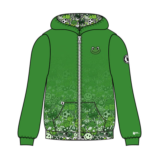 Girls & Womens Carle Place Logo Zipper Hoodie