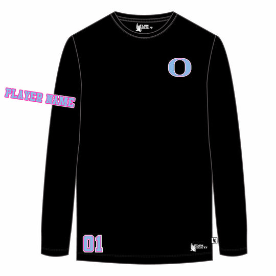Girls & Womens Oceanside Sailors Lacrosse Long Sleeve Tee Shirt - 3 colors!