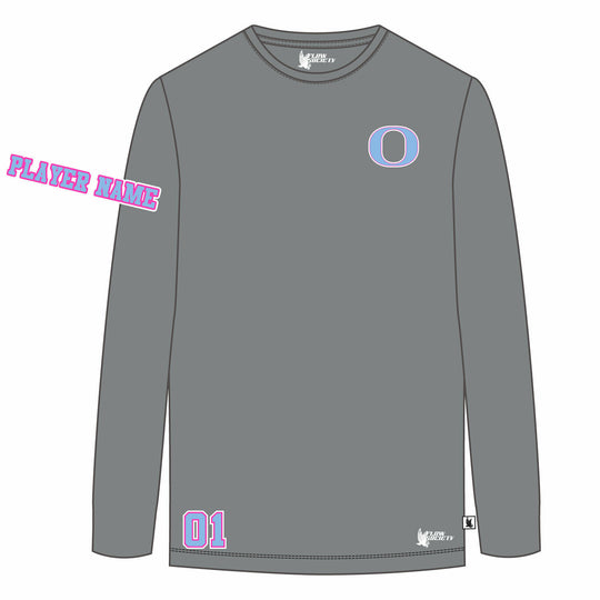 Girls & Womens Oceanside Sailors Lacrosse Long Sleeve Tee Shirt - 3 colors!