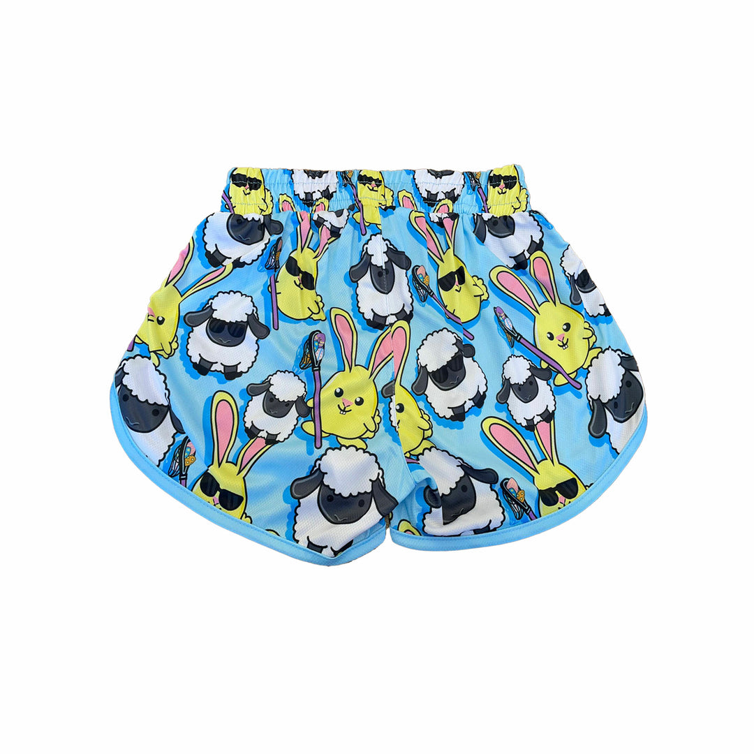 Girls & Womens Baaad To The Flow Easter Short