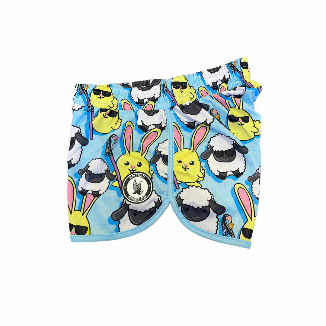 Girls & Womens Baaad To The Flow Easter Short
