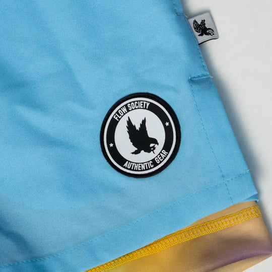 Mens Gradient Sky 2-1 7" Compression Short