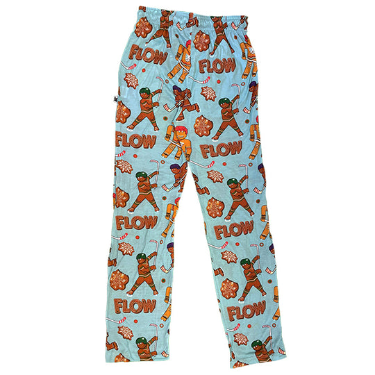 Youth & Adult Gingerbread Hockey Lounge Pants