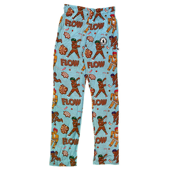 Youth & Adult Gingerbread Hockey Lounge Pants