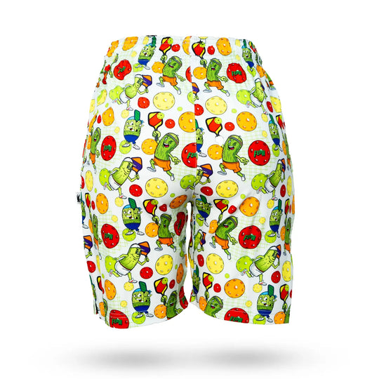 Mens Pickleball Flow Short 7" White