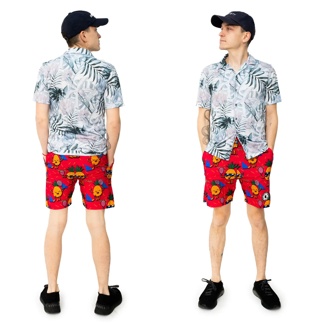 Mens Pineapple 7" Tennis Short