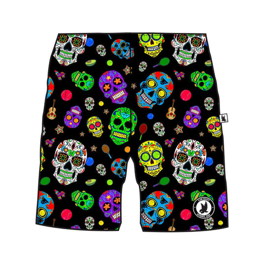 Mens Sugar Skullz Tennis 7" Performance Short