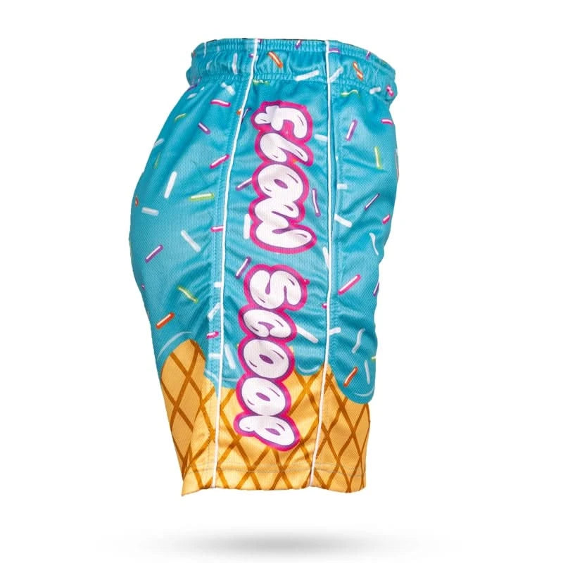 Mens Flow Scoop Blue Short