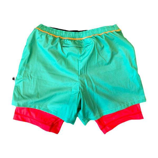 Boys 2-1 Compression Retro Paddle Shorts
