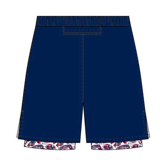 Boys & Mens Levittown Football 2-1 Compression Short